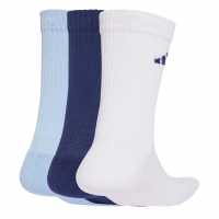 Adidas 3-Pack Crew Socks Adults Blue/White Bar Мъжки чорапи