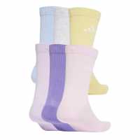 Adidas 6-Pack Logo Crew Socks Adults Смесена земя 
