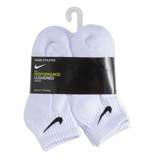 Nike Ниски Чорапи 6-Pack Quarter Socks Infants Бяло Детски чорапи
