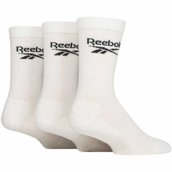 Reebok Core Crew Socks White Reebok Core Crew Socks White