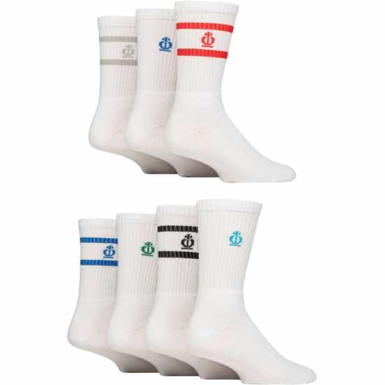 Men's 7 Pack Sport Crew Socks Men's 7 Pack Sport Crew Socks