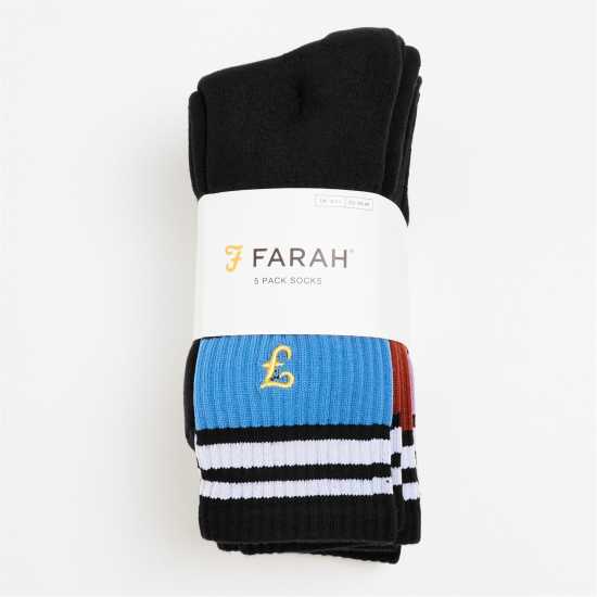 Farah Jondi 5Pk Sock Sn52  Мъжки чорапи