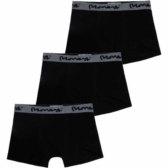 Money Triple Black Repeat 3Pk Trunks Money Triple Black Repeat 3Pk Trunks