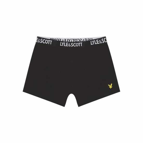 Lyle And Scott Kids' 3 Pack Core Trunks Черно 