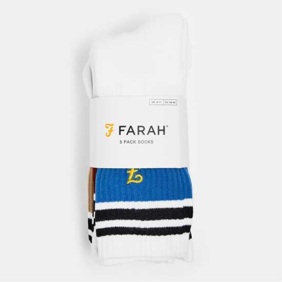 Farah Vecho 5Pk Sock Sn52  Мъжки чорапи