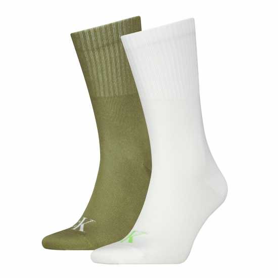 2 Pack Of Contrast Tube Socks  