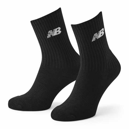 New Balance Everyday Crew Socks 3-Pack Adults Black Мъжки чорапи