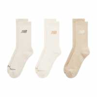 New Balance Everyday Crew Socks 3-Pack Adults Neutrals 