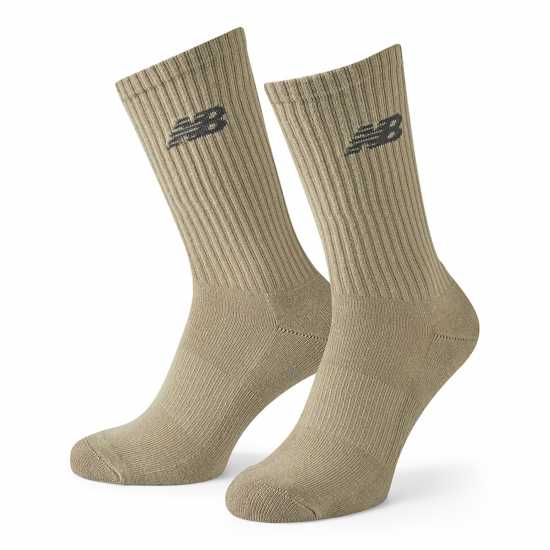 Мъжки чорапи New Balance Everyday Crew Socks 3-Pack Adults Neutrals Multi New Balance Everyday Crew Socks 3-Pack Adults Neutrals Multi Мъжки чорапи
