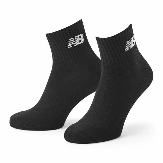 New Balance Everyday Ankle Socks 3-Pack Adults Black Мъжки чорапи
