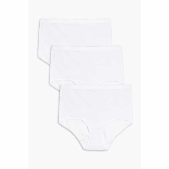 3 Pack Maxi Briefs White Дамско бельо