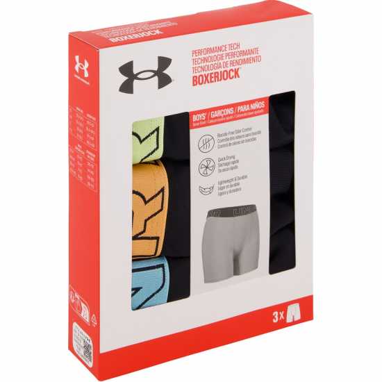 Under Armour Ua Boys Prf Tech 3Pk Jn00 Blue Haze 