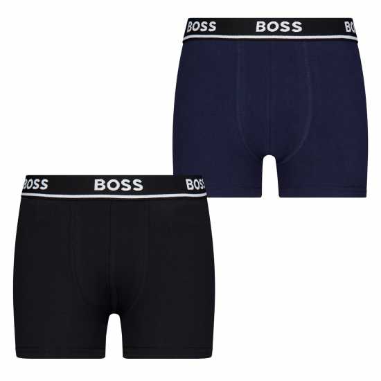 Hugo Boss Boss Kids' 2-Pack Logo Boxers Нави 849 