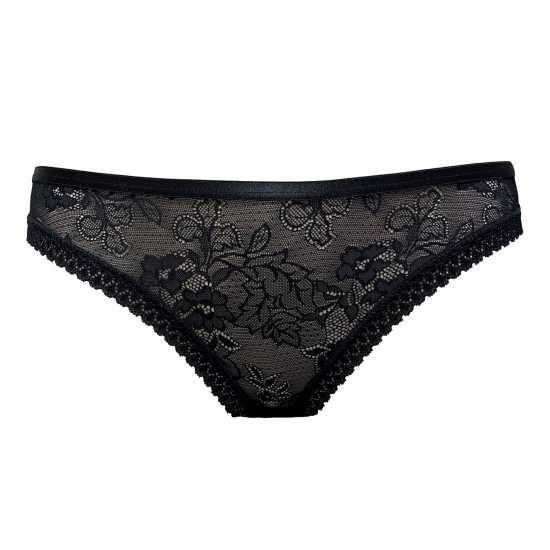Be You 3 Pack Mircofibre Lace Brazilian Briefs  Дамско бельо