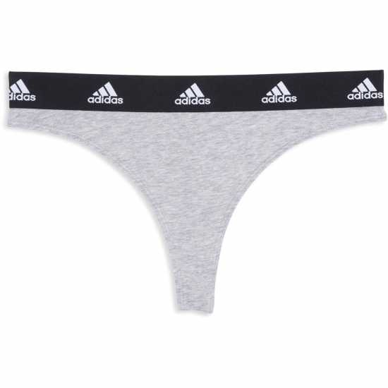 Дамско бельо Adidas Active Comfort Cotton Thong Сиво пухкаво Adidas Active Comfort Cotton Thong Сиво пухкаво Дамско бельо