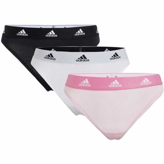 Дамско бельо Adidas 3-Pack Active Comfort Cotton Thong Разнообразни Adidas 3-Pack Active Comfort Cotton Thong Разнообразни Дамско бельо