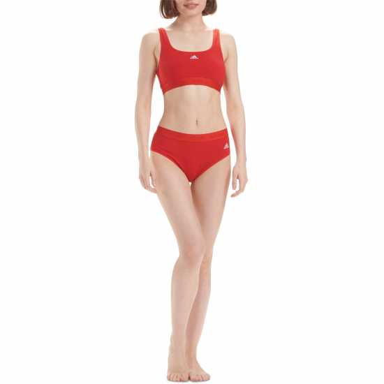 Adidas Active Comfort Cotton Brief Ярко червено Дамско бельо