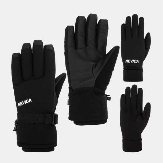 Nevica 3-In-1 Ski Gloves Juniors Nevica 3-In-1 Ski Gloves Juniors