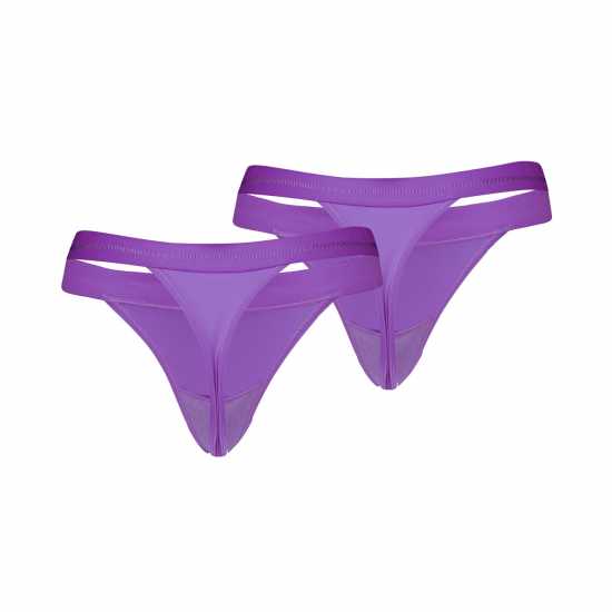 Дамско бельо Puma Tanga String 2P Ld99 Astor Purple Puma Tanga String 2P Ld99 Astor Purple Дамско бельо