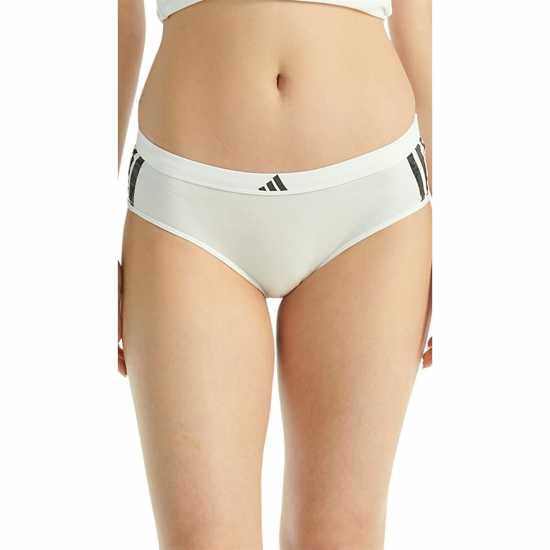Adidas Active Essentials Cotton 3 Stripes Hipster White Adidas Active Essentials Cotton 3 Stripes Hipster White