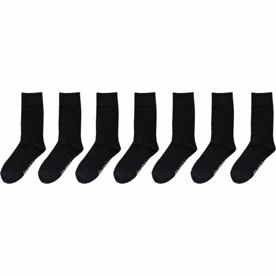 Firetrap Formal Socks 7 Pack Mens Класически Мъжки чорапи