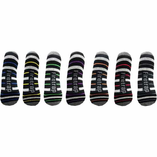 Firetrap Formal Socks 7 Pack Mens Сива подошва Мъжки чорапи