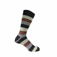 Firetrap Formal Socks 7 Pack Mens Смела полоса Мъжки чорапи