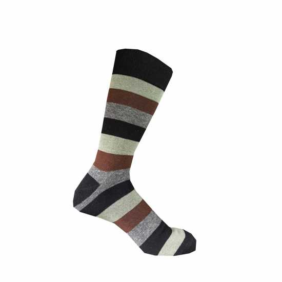 Firetrap Formal Socks 7 Pack Mens Смела полоса Мъжки чорапи