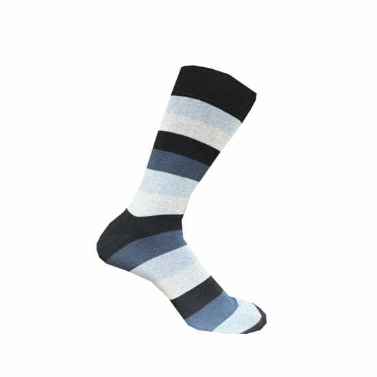 Firetrap Formal Socks 7 Pack Mens Смела полоса Мъжки чорапи