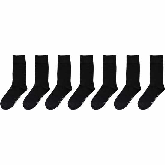 Firetrap Formal Mens Plus 7 Pack Класически Мъжки чорапи