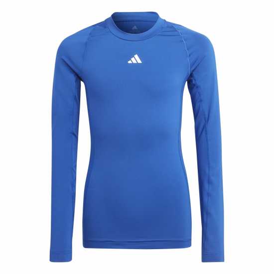 Adidas Детско Горнище Дълъг Ръкав Techfit Aeroready Long Sleeve Top Juniors Кралско синьо Adidas Детско Горнище Дълъг Ръкав Techfit Aeroready Long Sleeve Top Juniors Кралско синьо
