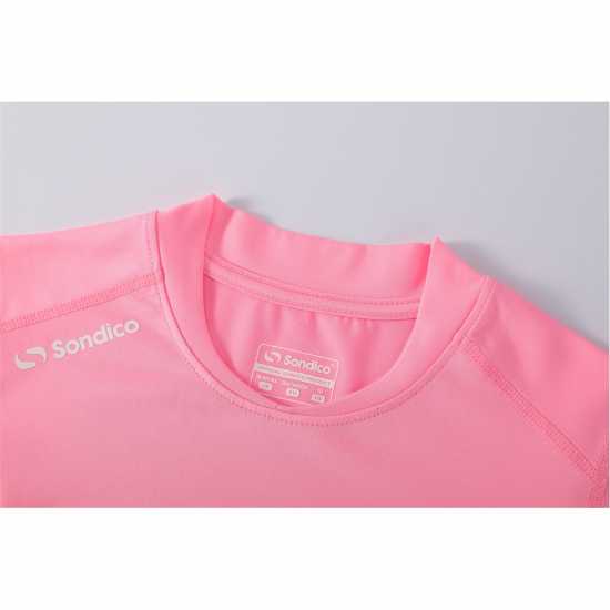 Детски основен слой дрехи Sondico Core Baselayer Short Sleeves Junior Girls Светло розово Sondico Core Baselayer Short Sleeves Junior Girls Светло розово Детски основен слой дрехи