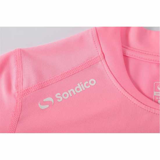 Детски основен слой дрехи Sondico Core Baselayer Short Sleeves Junior Girls Светло розово Sondico Core Baselayer Short Sleeves Junior Girls Светло розово Детски основен слой дрехи
