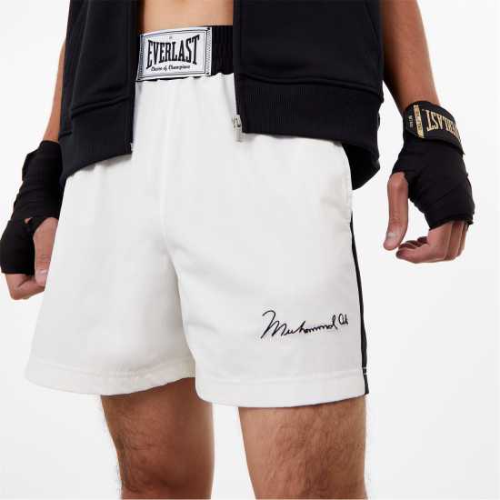 Everlast X Muhammad Ali Woven Shorts White/Black - Мъжки къси панталони