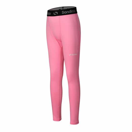 Sondico Детски Клин Първи Слой Core Baselayer Tights Junior Girls Светло розово Детски основен слой дрехи