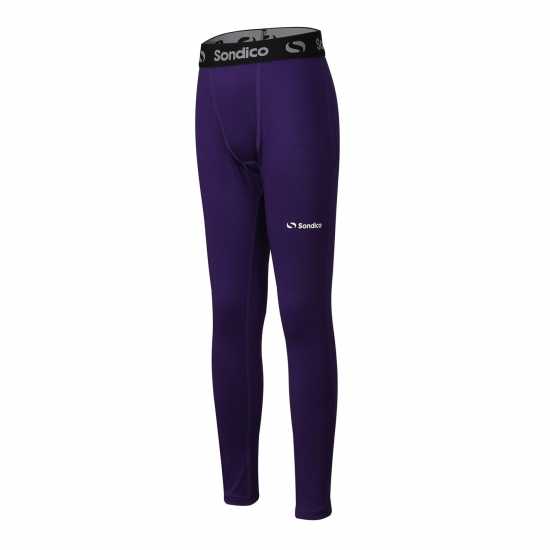 Sondico Детски Клин Първи Слой Core Baselayer Tights Junior Girls Лилаво Детски основен слой дрехи