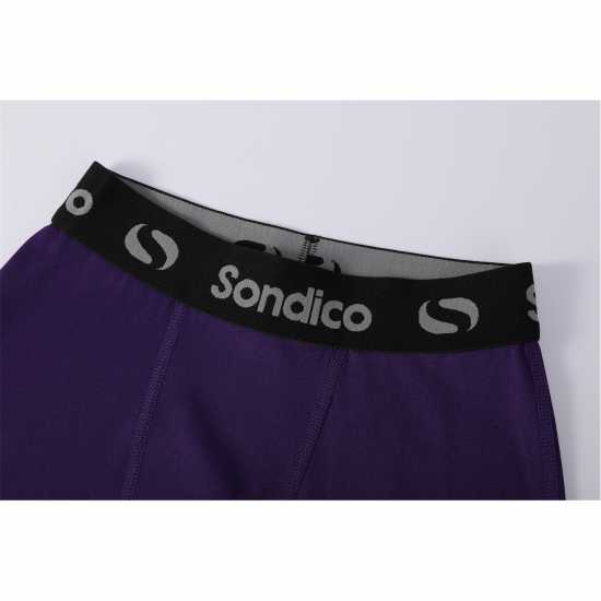 Sondico Детски Клин Първи Слой Core Baselayer Tights Junior Girls Лилаво Детски основен слой дрехи