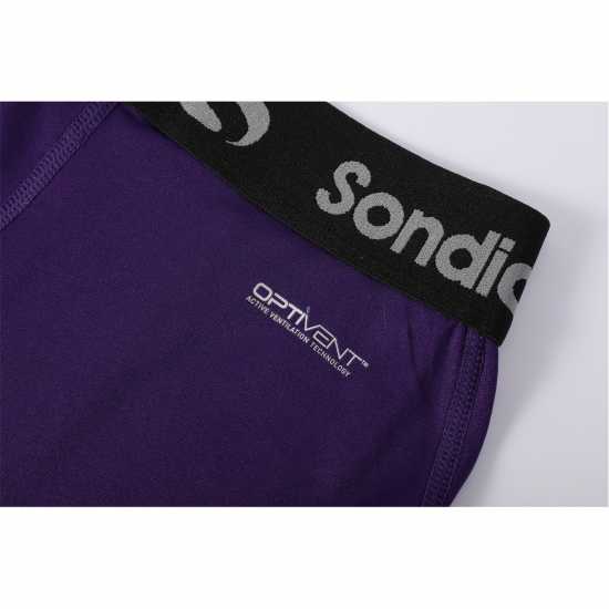 Sondico Детски Клин Първи Слой Core Baselayer Tights Junior Girls Лилаво Детски основен слой дрехи
