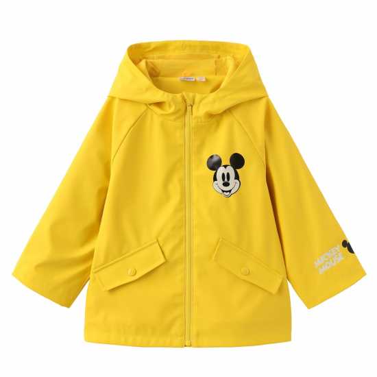Character Infant Boys Pu Raincoat Mickey Детски якета и палта