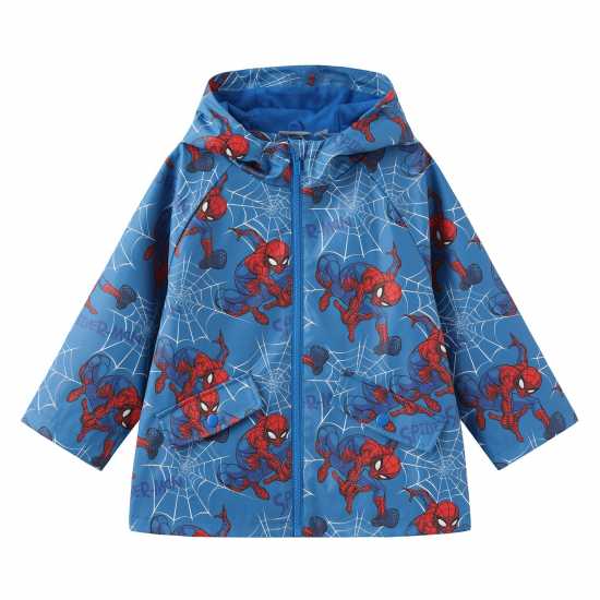 Character Infant Boys Pu Raincoat Spiderman Детски якета и палта