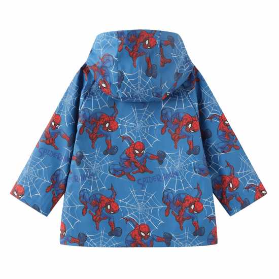 Character Infant Boys Pu Raincoat Spiderman Детски якета и палта