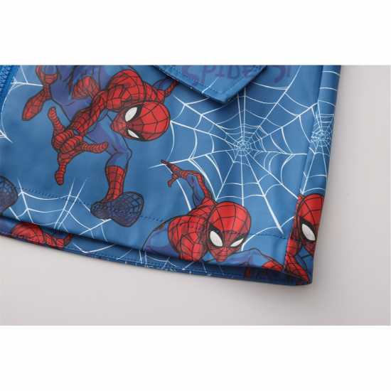 Character Infant Boys Pu Raincoat Spiderman Детски якета и палта