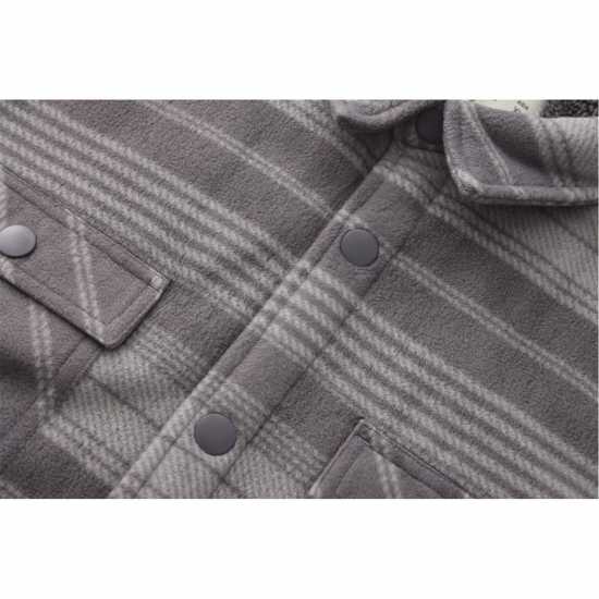 Мъжки полар Soulcal Мъжко Яке Полар Fleece Jacket Mens Grey Soulcal Мъжко Яке Полар Fleece Jacket Mens Grey Мъжки полар