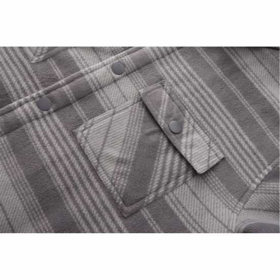 Мъжки полар Soulcal Мъжко Яке Полар Fleece Jacket Mens Grey Soulcal Мъжко Яке Полар Fleece Jacket Mens Grey Мъжки полар