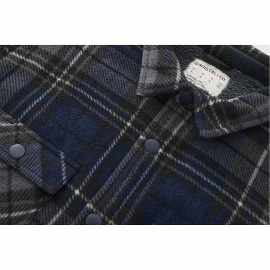 Soulcal Мъжко Яке Полар Fleece Jacket Mens Navy Мъжки полар