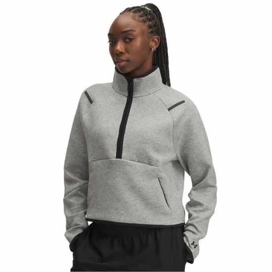 Under Armour Unstoppable Quarter Zip Fleece Моден сив 