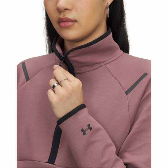 Under Armour Unstoppable Quarter Zip Fleece Марунена мъгла 