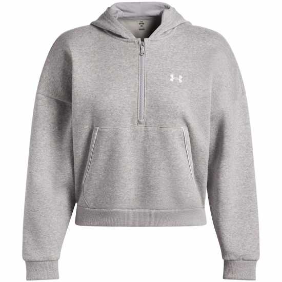 Under Armour Rival Pipe Quarter Zip Fleece Модерен сив/Меланж 