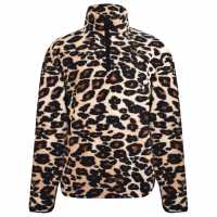 Дамски полар Soulcal Borg Fleece Ld61 Leopard Print Soulcal Borg Fleece Ld61 Leopard Print Дамски полар