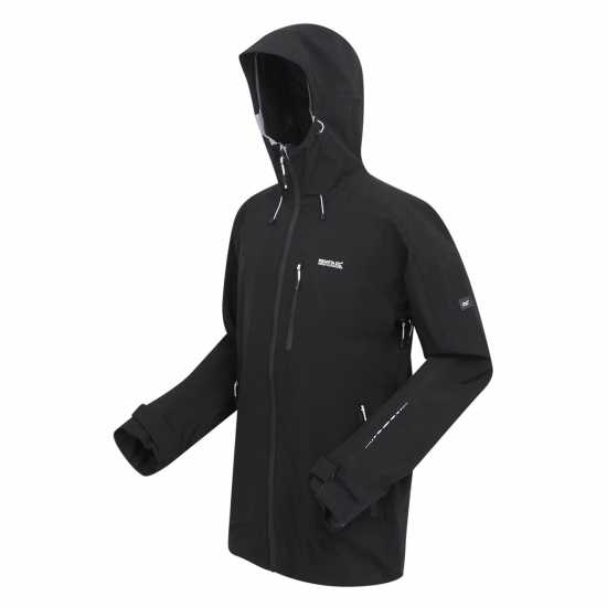 Непромокаемо Яке Мъжко Regatta Lightweight Okara Waterproof Jacket Mens Черно Мъжко водонепромокаемо облекло